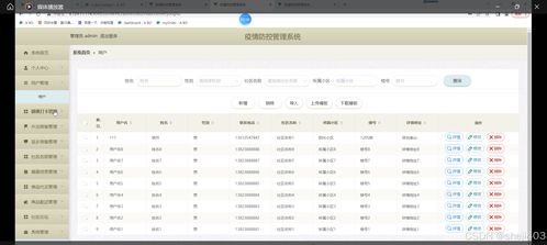 基于SSM与Vue的疫情防控管理系统设计与实现